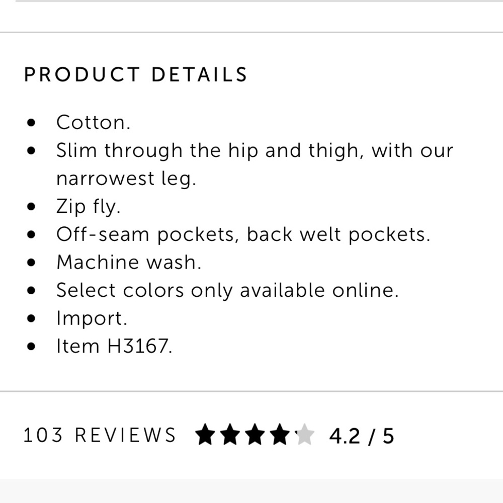 J. Crew Men’s Driggs Pants in Navy - Picture 3 of 3